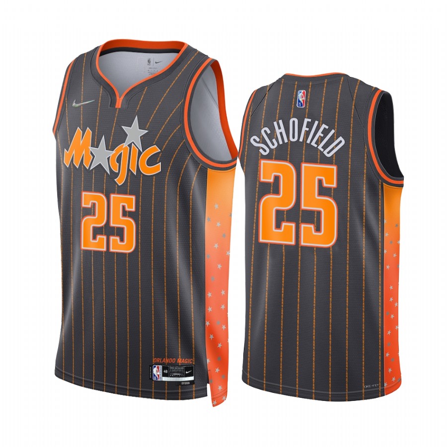 Admiral Schofield Orlando Magic City Edition Black #25 Jersey 75th Season