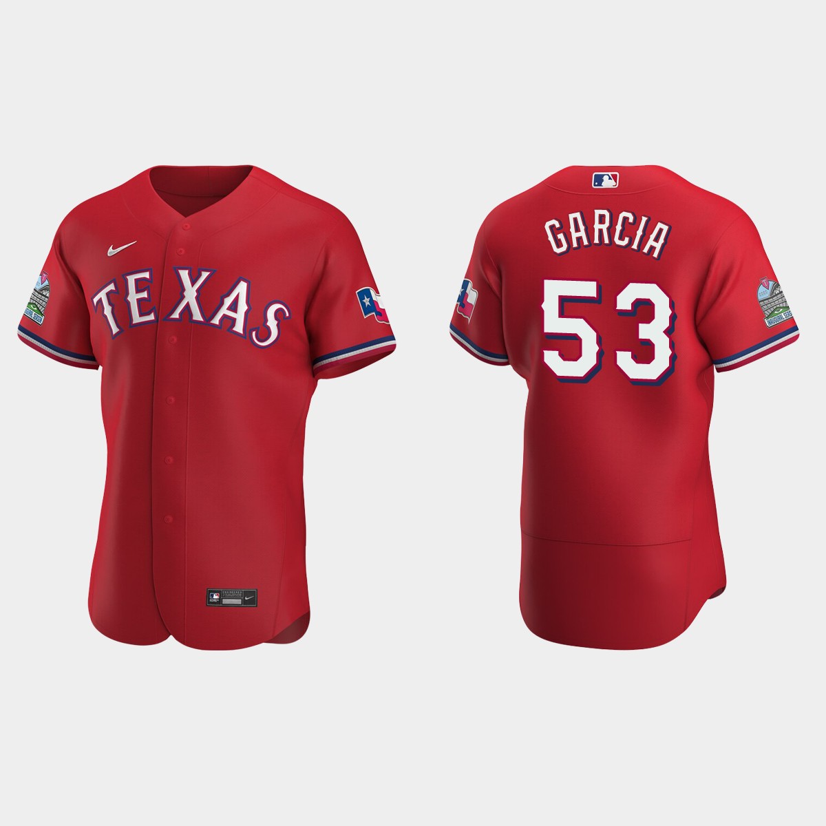 Adolis Garcia #53 Texas Rangers Alternate Jersey - Scarlet