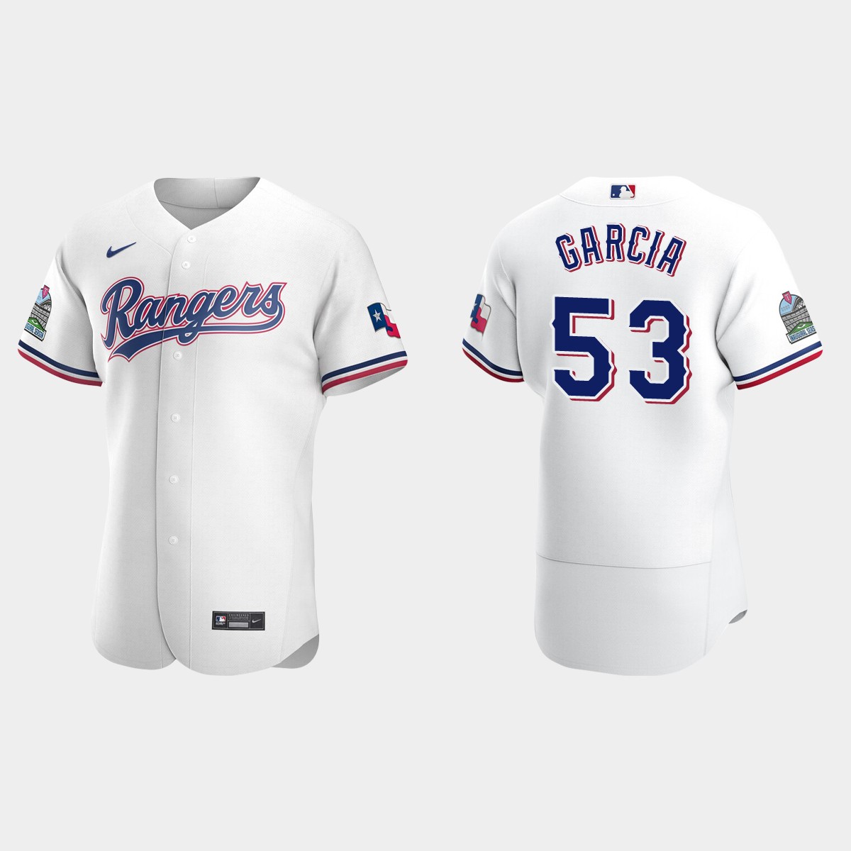 Adolis Garcia #53 Texas Rangers Home Jersey - White