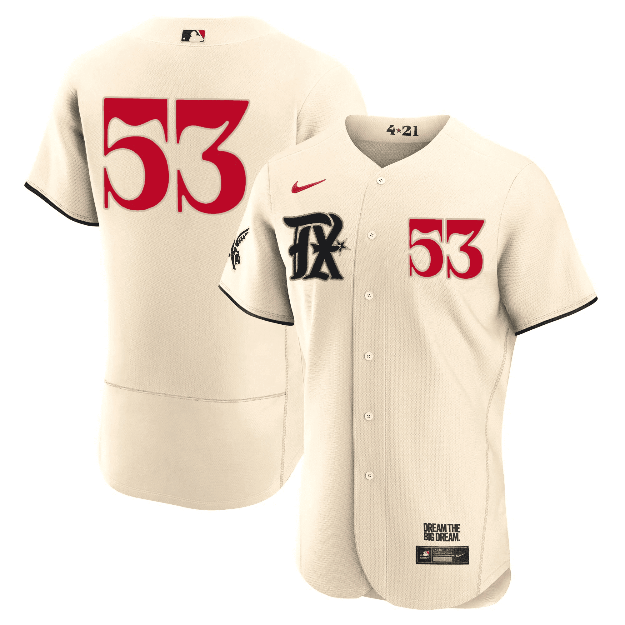 Adolis Garcia Men's Texas Rangers City Connect Collection Flex Cream Jersey