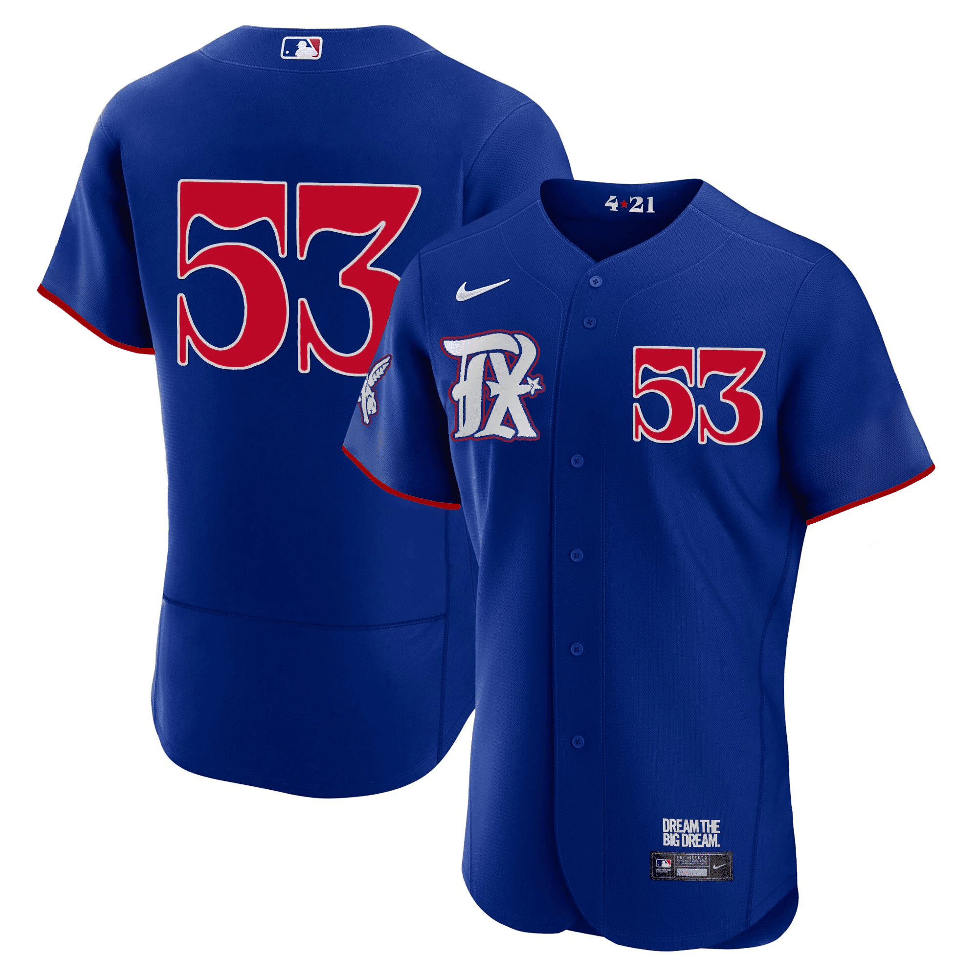 Adolis Garcia Men's Texas Rangers City Connect Collection Flex Royal Jersey