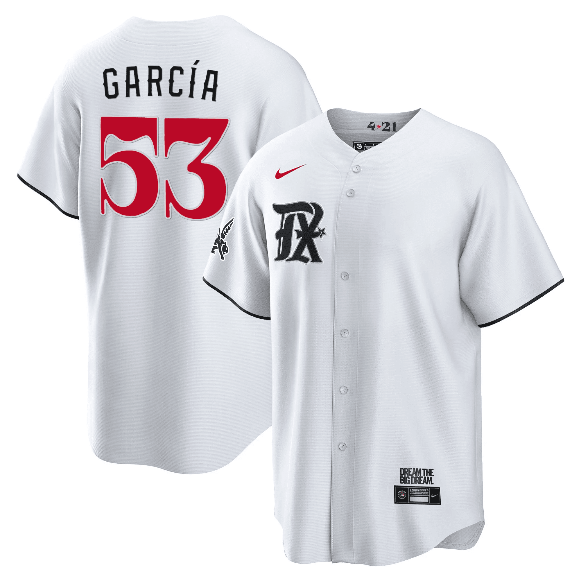 Adolis Garcia Men's Texas Rangers City Connect Collection V2 Cool White Jersey