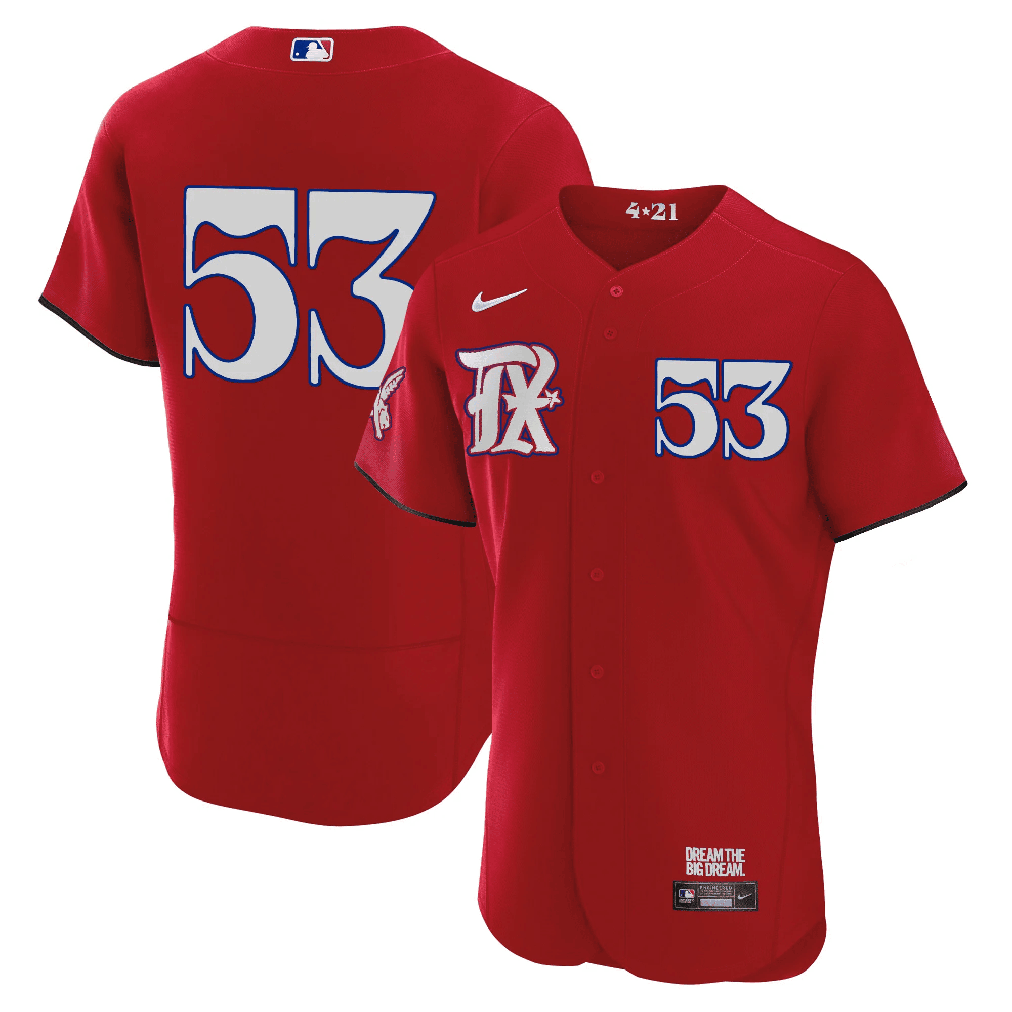 Adolis Garcia Men's Texas Rangers City Connect Collection V4 Flex Red Jersey