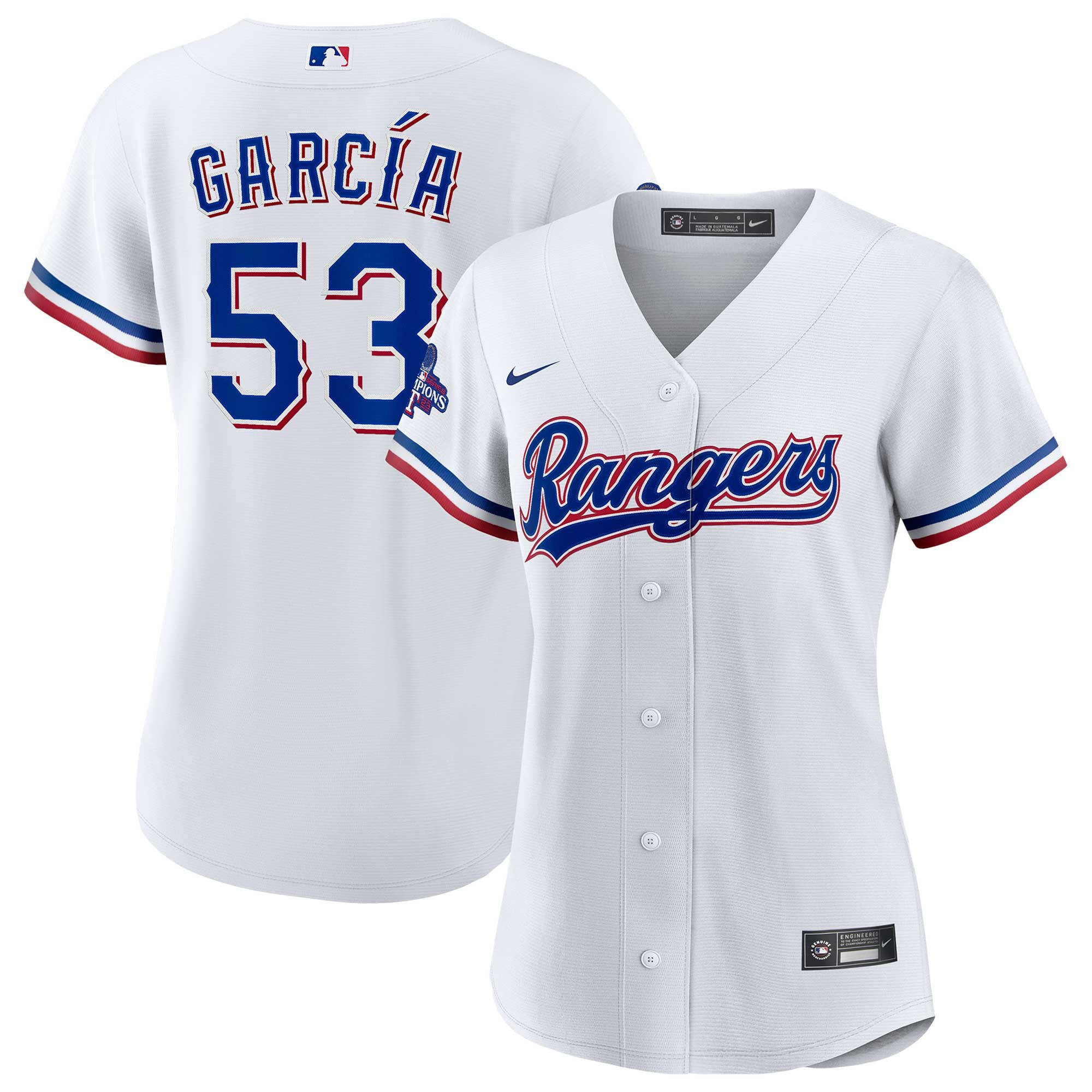 Adolis Garcia Texas Rangers Home World Series Champions Limited - White Jersey