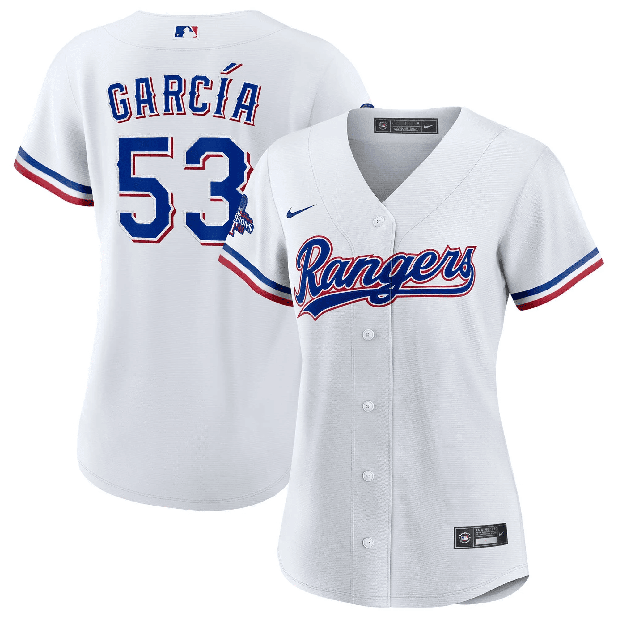 Adolis Garcia Texas Rangers Home World Series Champions Limited - White Jersey