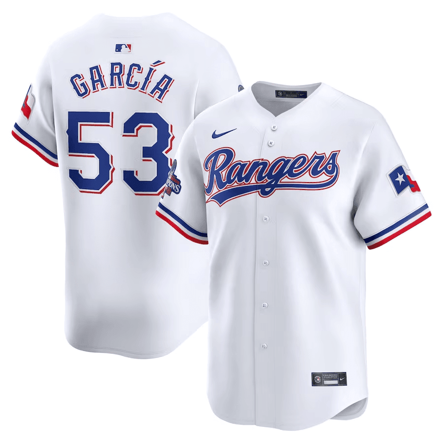 Adolis Garcia Texas Rangers Home World Series Champions Limited - White Jersey