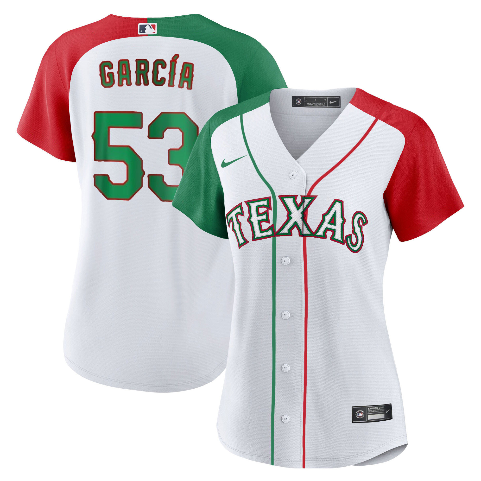Adolis Garcia Women's Texas Rangers Mexican Alternate Jersey