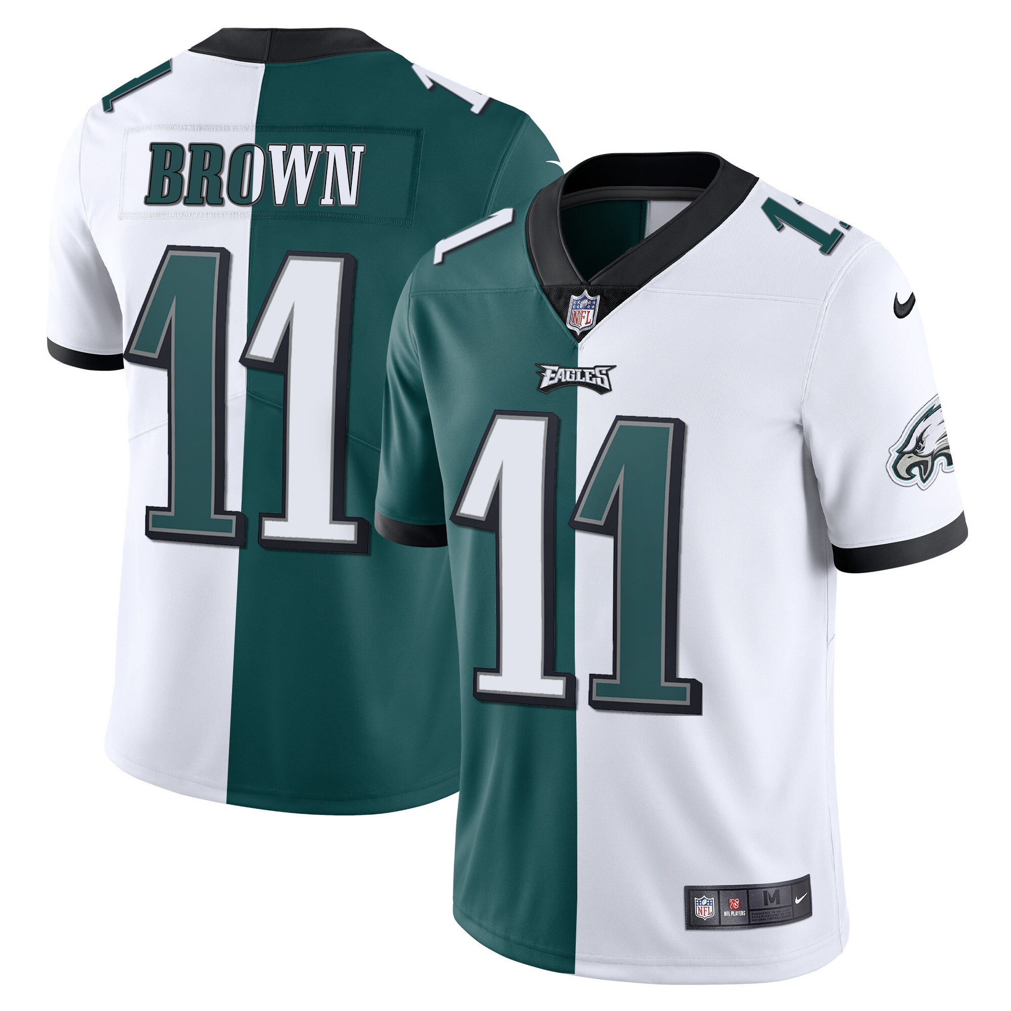 A.J. Brown Youth's Philadelphia Eagles Gold & Split Vapor Jersey