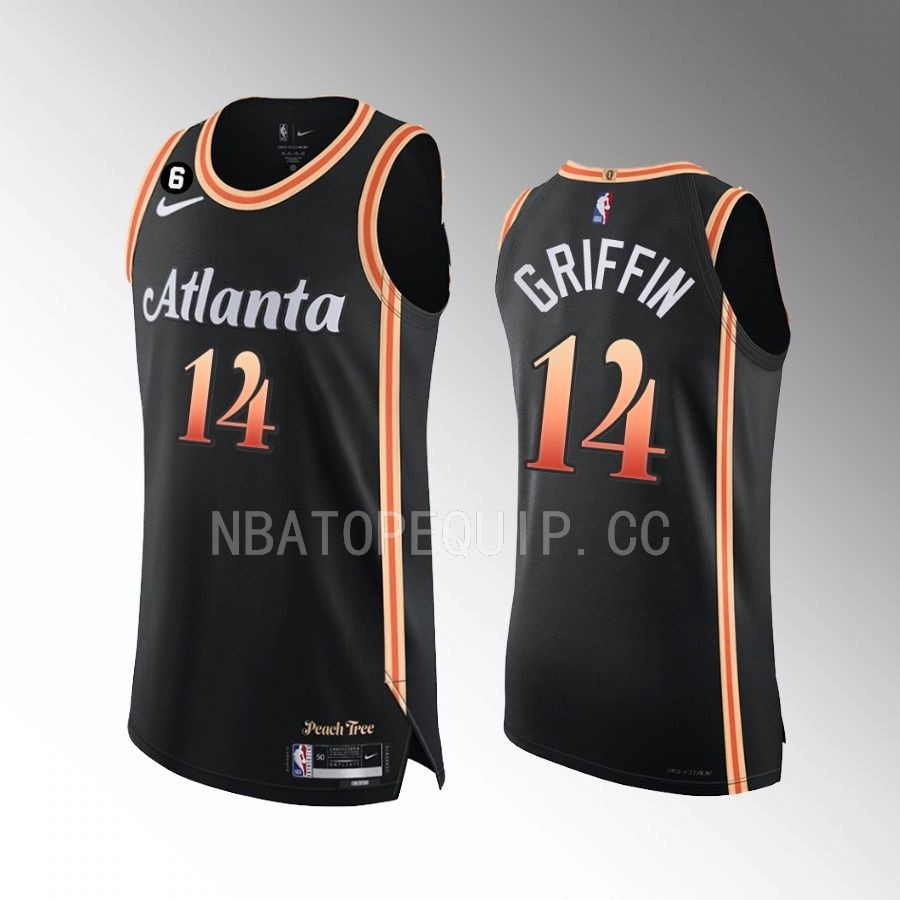 AJ Griffin Hawks #14 City Edition Jersey Black