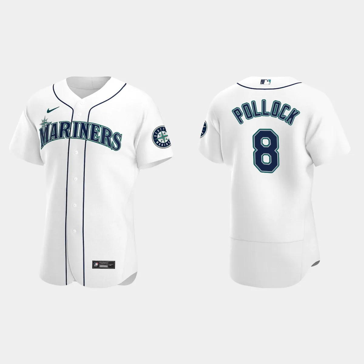 AJ Pollock Seattle Mariners Home Jersey - White