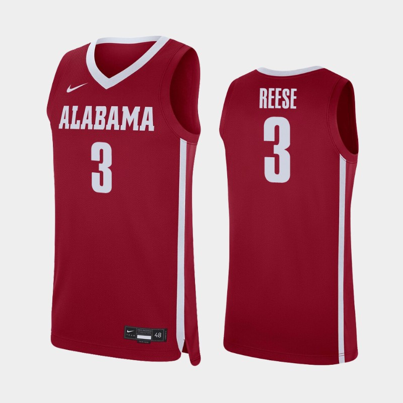 Alabama Crimson Tide Alex Reese Crimson Men's College Jersey
