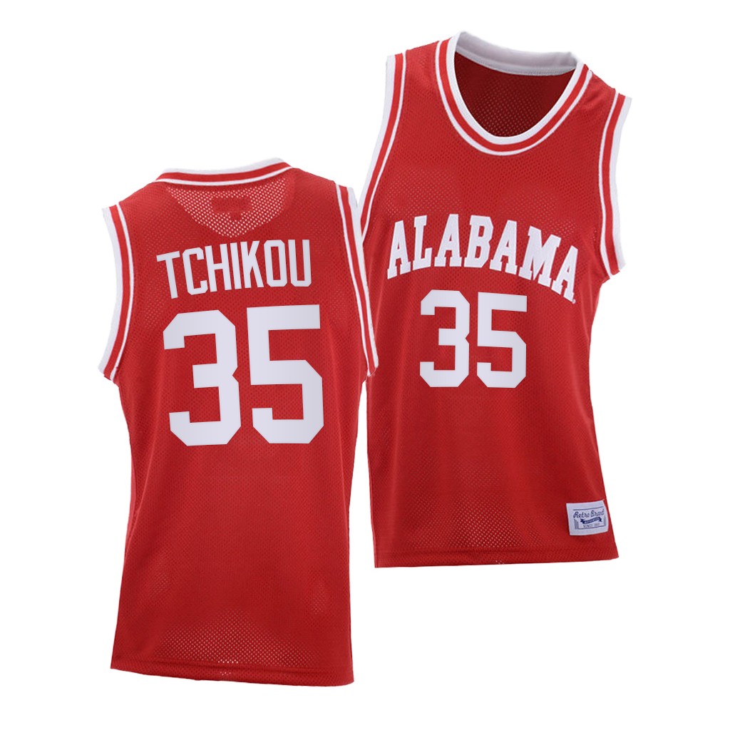 Alabama Crimson Tide Alex Tchikou Red Throwback College Jersey