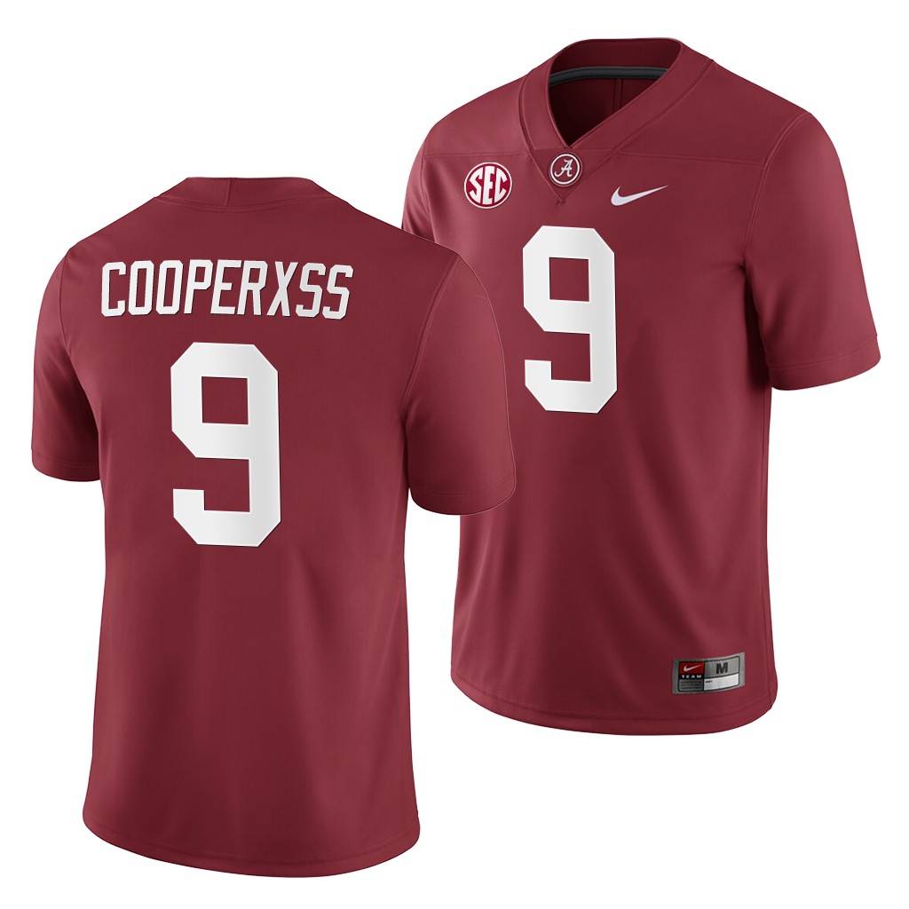 Alabama Crimson Tide Amari Cooper Crimson Home History Player Jersey 