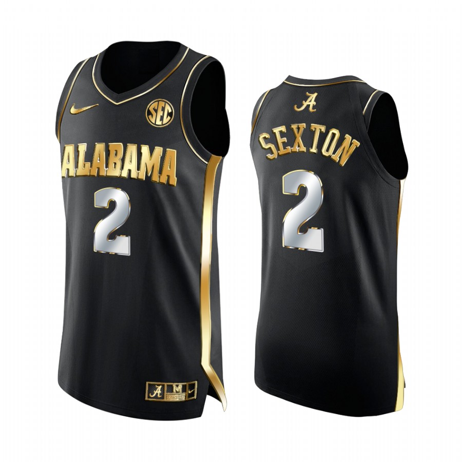 Alabama Crimson Tide Collin Sexton March Madness Sweet 16 Jersey Black Golden