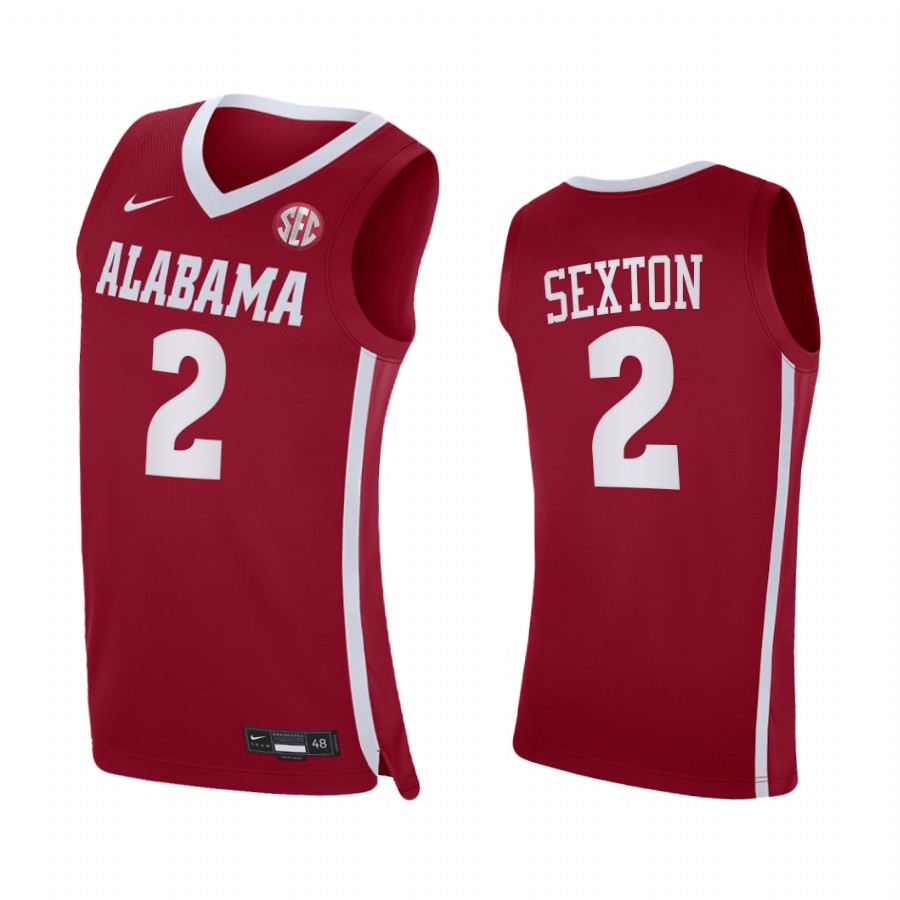 Alabama Crimson Tide Collin Sexton Crimson College Jersey