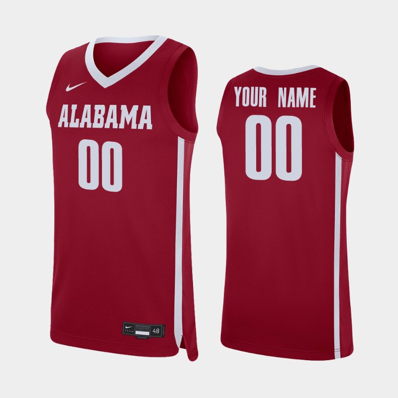 Alabama Crimson Tide Custom Crimson Men's College Jersey