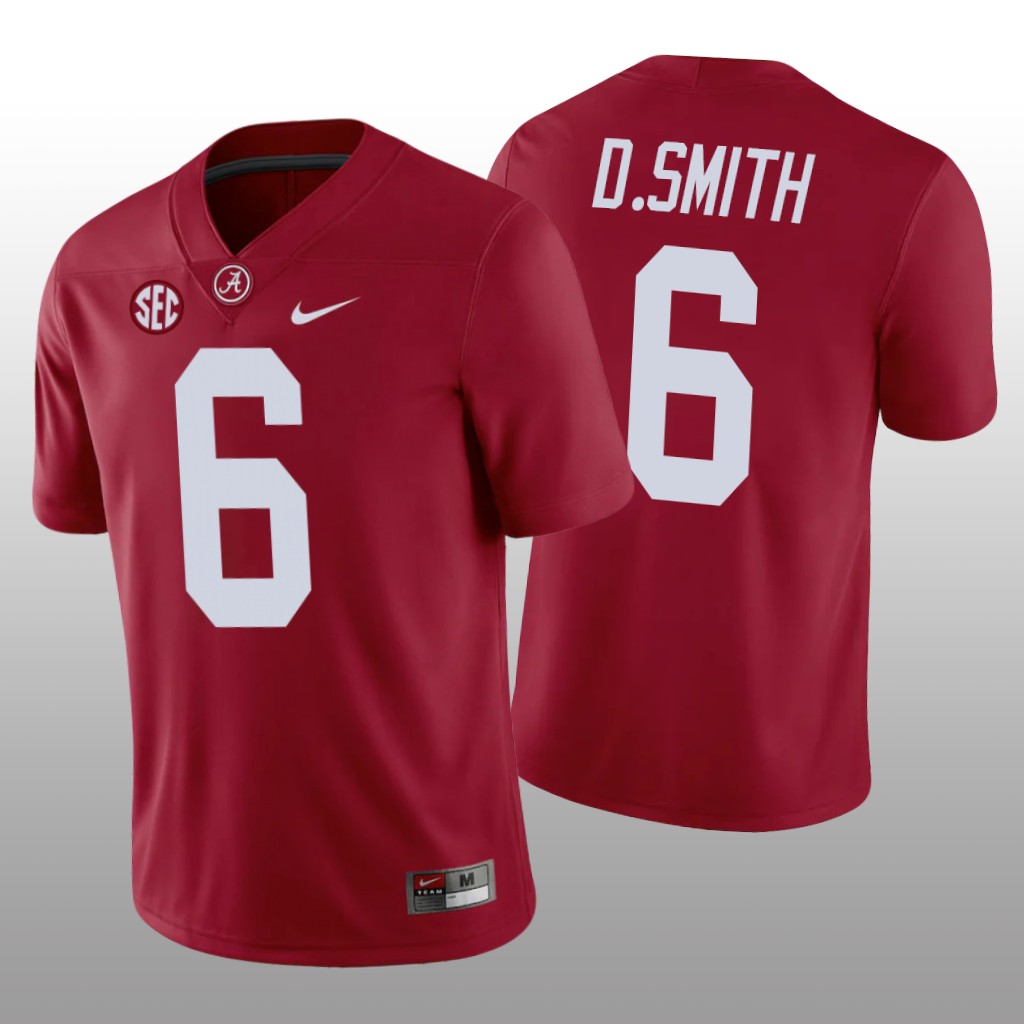 Alabama Crimson Tide DeVonta Smith Crimson College Jersey Game - Men's