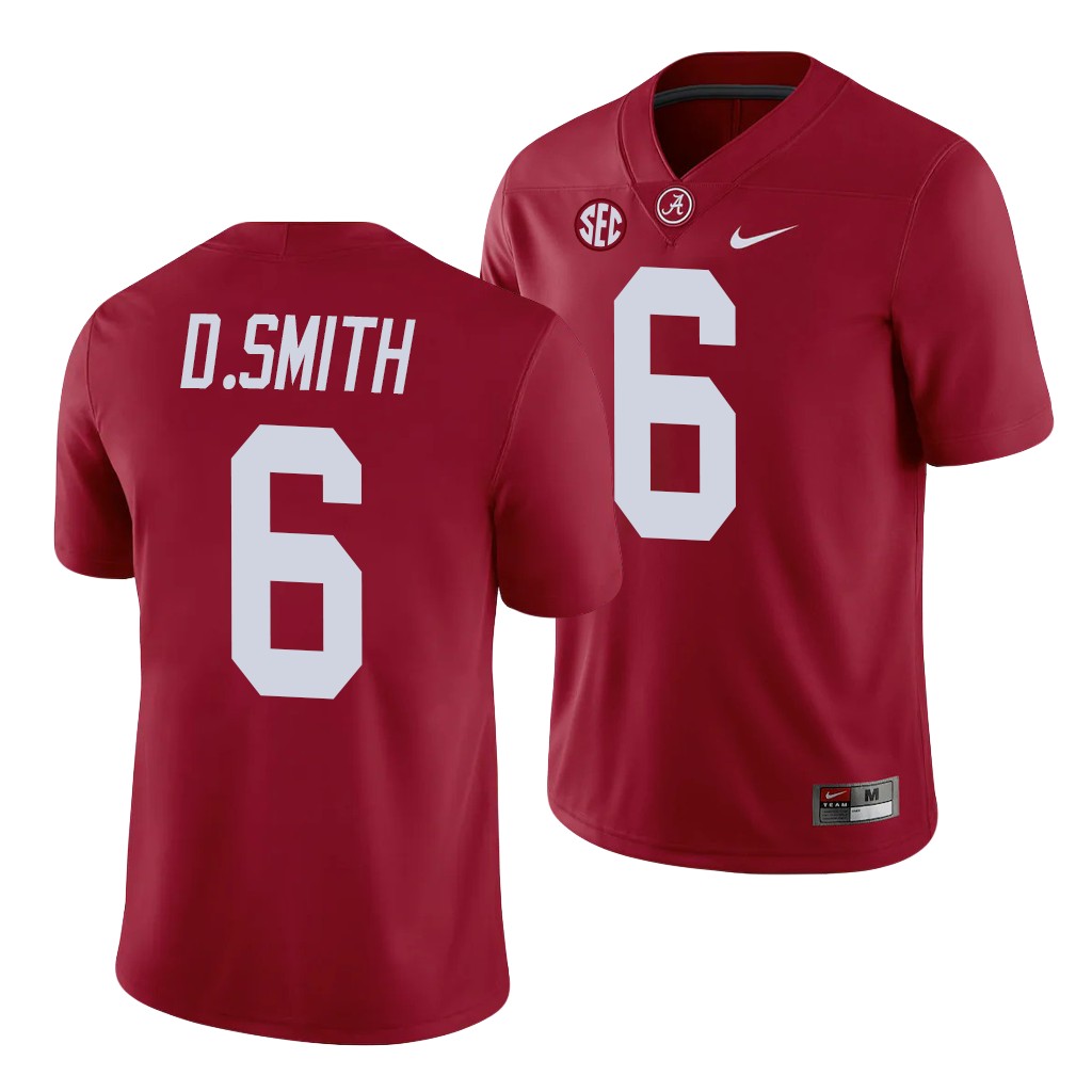 Alabama Crimson Tide DeVonta Smith Game Crimson College Jersey