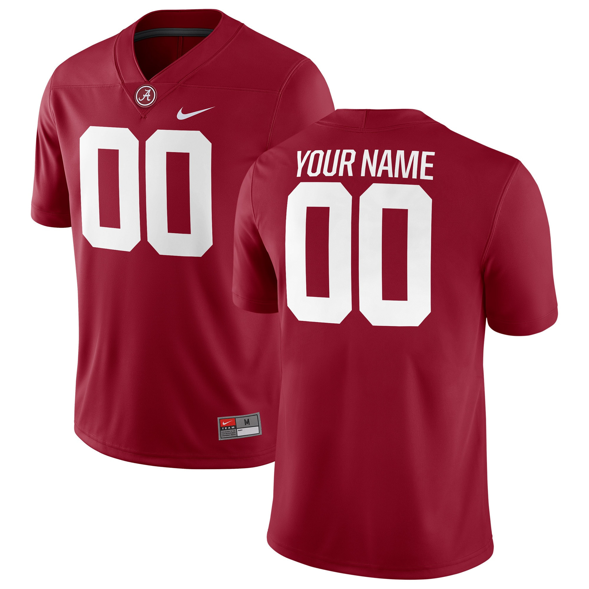 Alabama Crimson Tide Football Custom Game Jersey - Crimson Custom Jerseys 