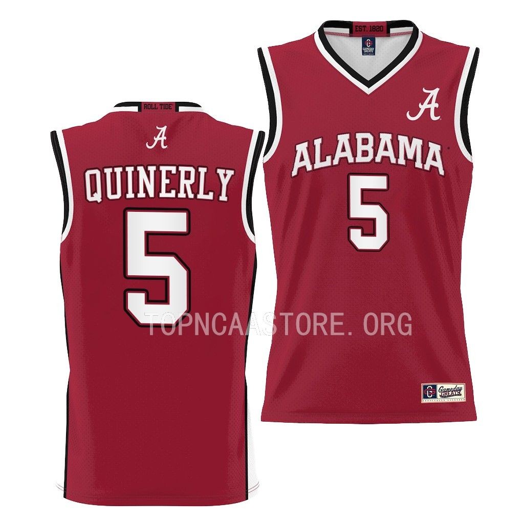 Alabama Crimson Tide Jahvon Quinerly College Jersey Youth Crimson