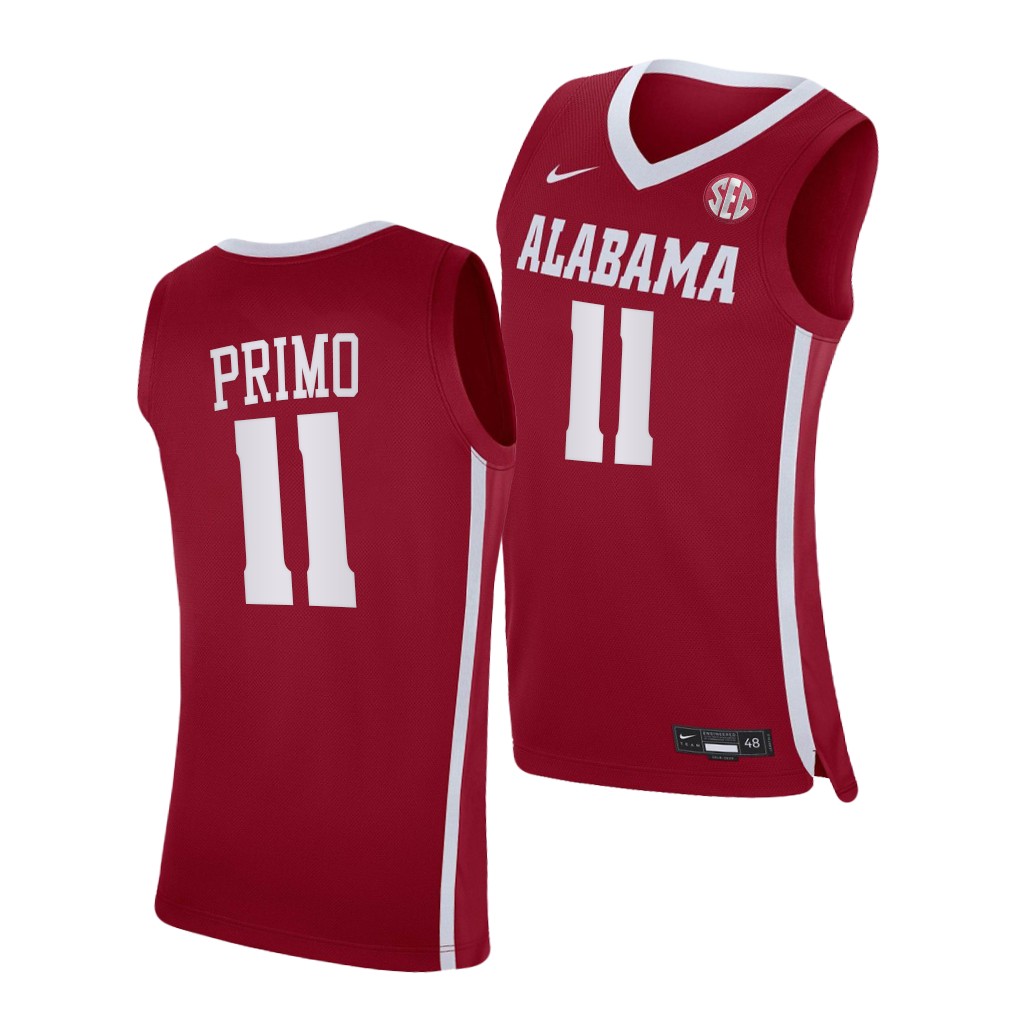 Alabama Crimson Tide Joshua Primo Crimson College Jersey