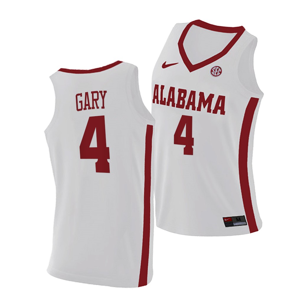 Alabama Crimson Tide Juwan Gary White College Jersey