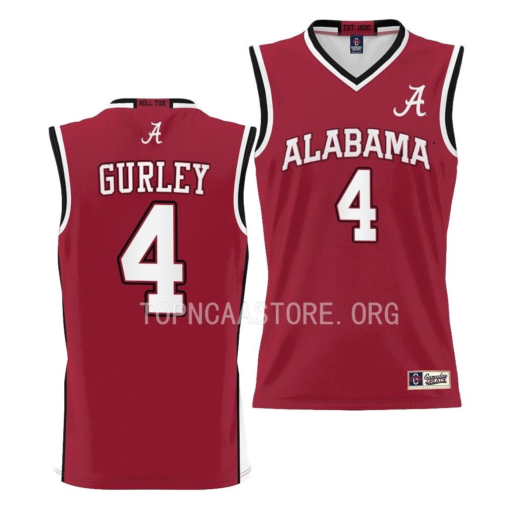 Alabama Crimson Tide Noah Gurley College Jersey Youth Crimson