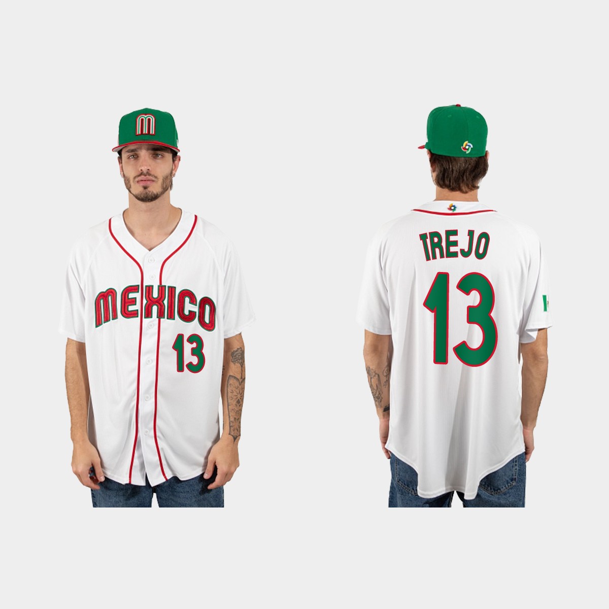 Alan Trejo Mexico World Classic Jersey - White