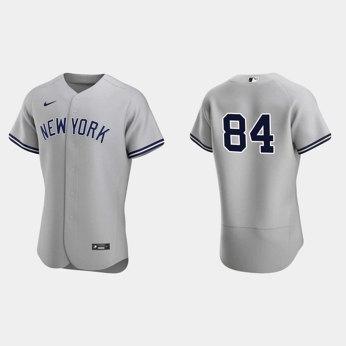 Albert Abreu New York Yankees Road Jersey - Gray