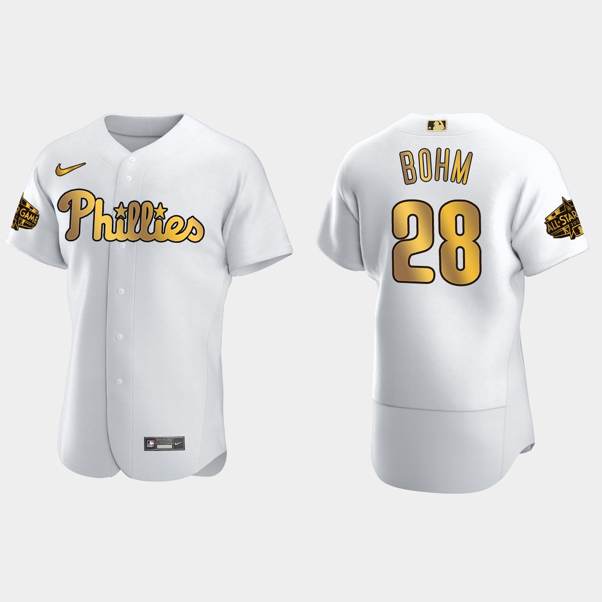 Alec Bohm Philadelphia Phillies All-Star Game Jersey - White Gold
