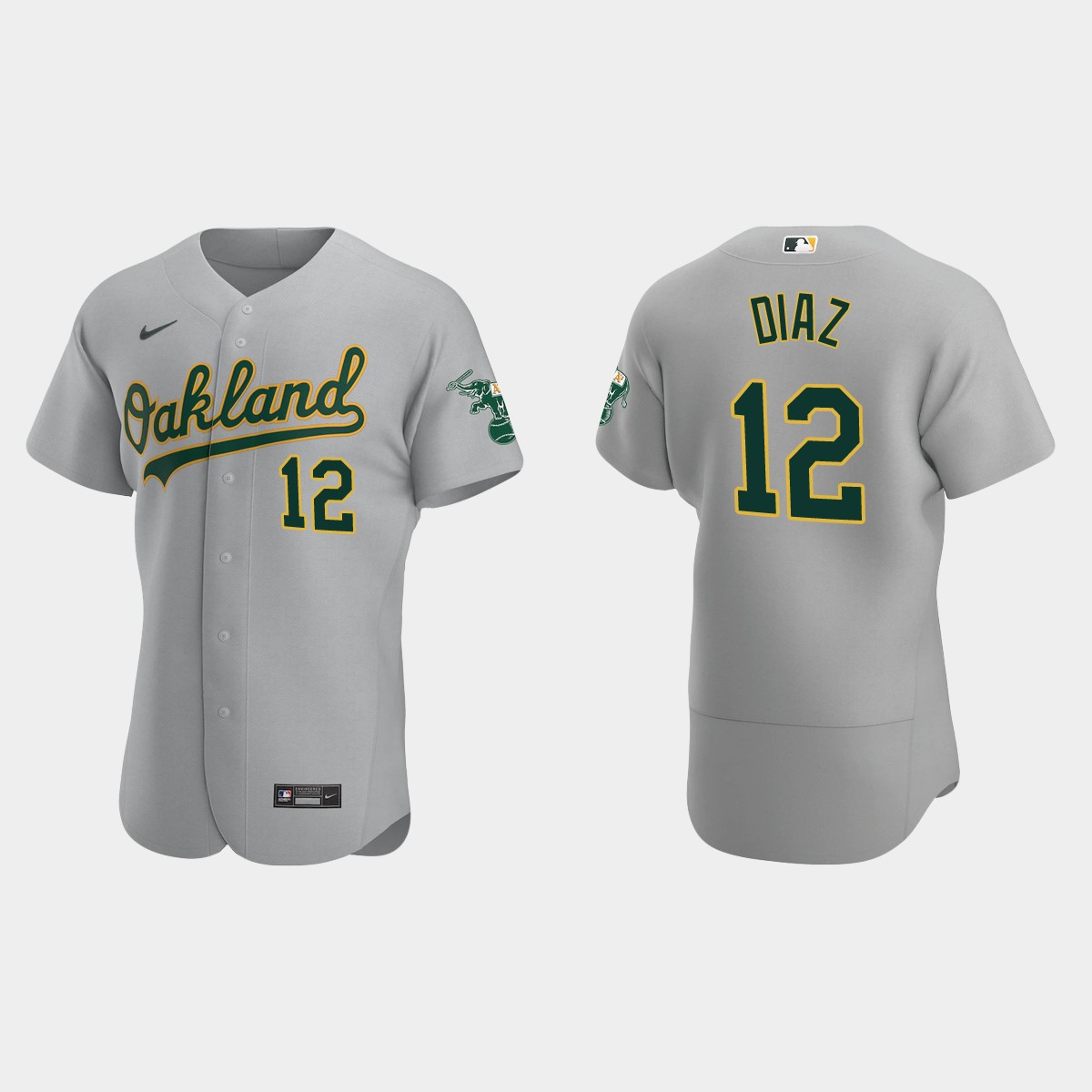 Aledmys Diaz Oakland Athletics Road Jersey - Gray