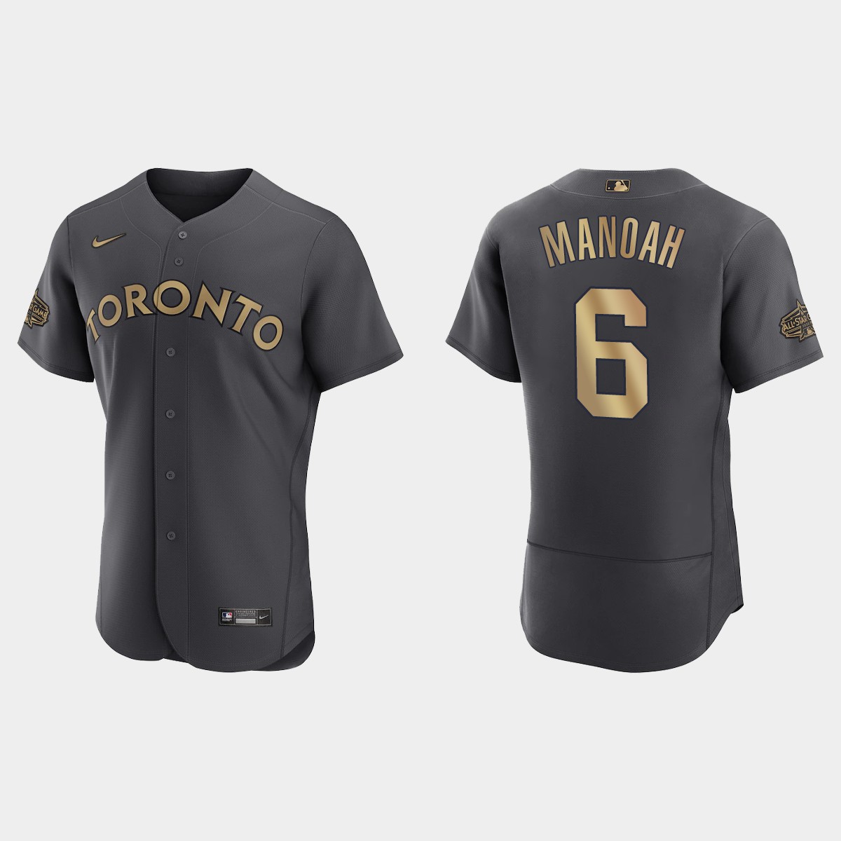 Alek Manoah Toronto Blue Jays All-Star Game Jersey - Charcoal