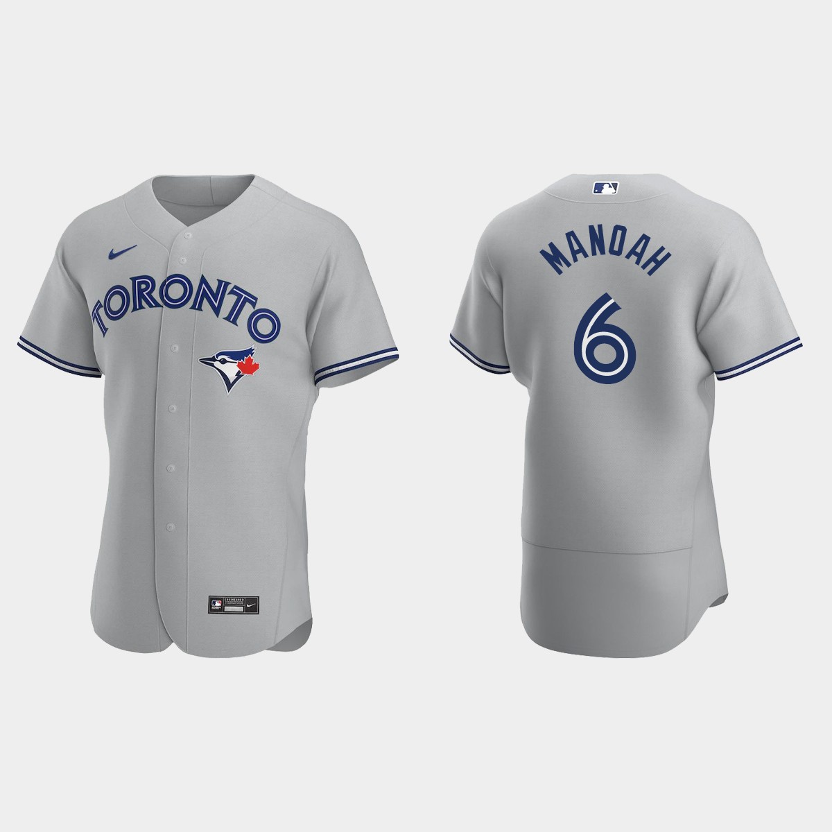 Alek Manoah Toronto Blue Jays Road Jersey - Gray