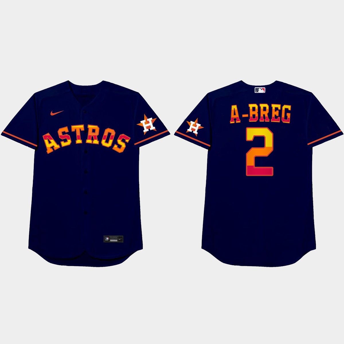 Alex Bregman Players' Weekend A-Breg Nickname Jersey - Royal