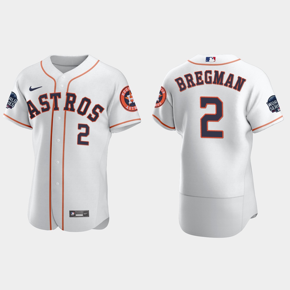 Alex Bregman Houston Astros World Series Jersey - White