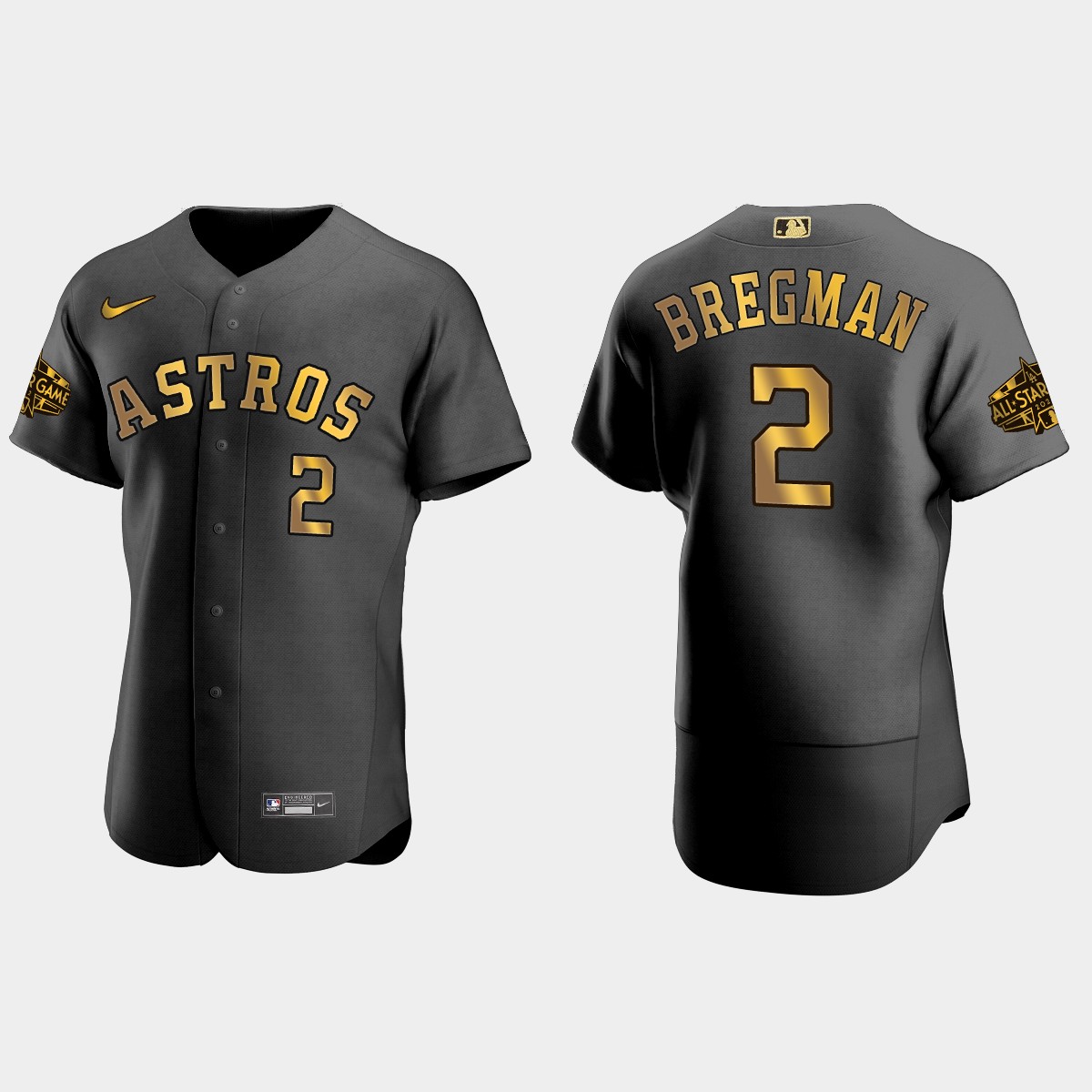 Alex Bregman Houston Astros All-Star Game Jersey - Black
