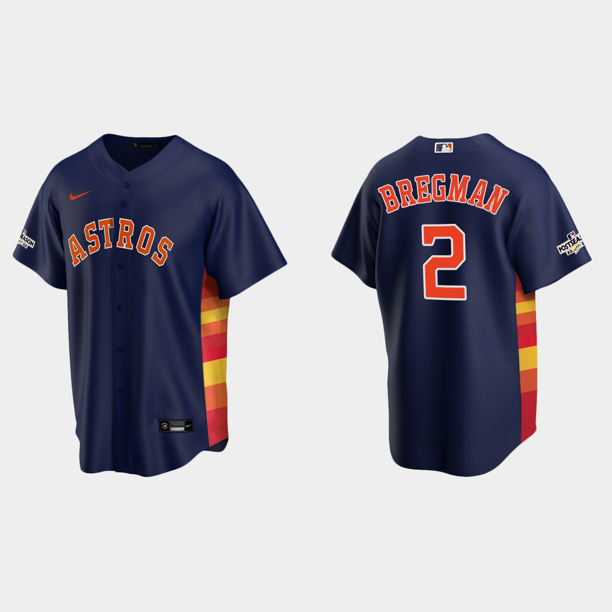 Alex Bregman Houston Astros Postseason Jersey - Navy