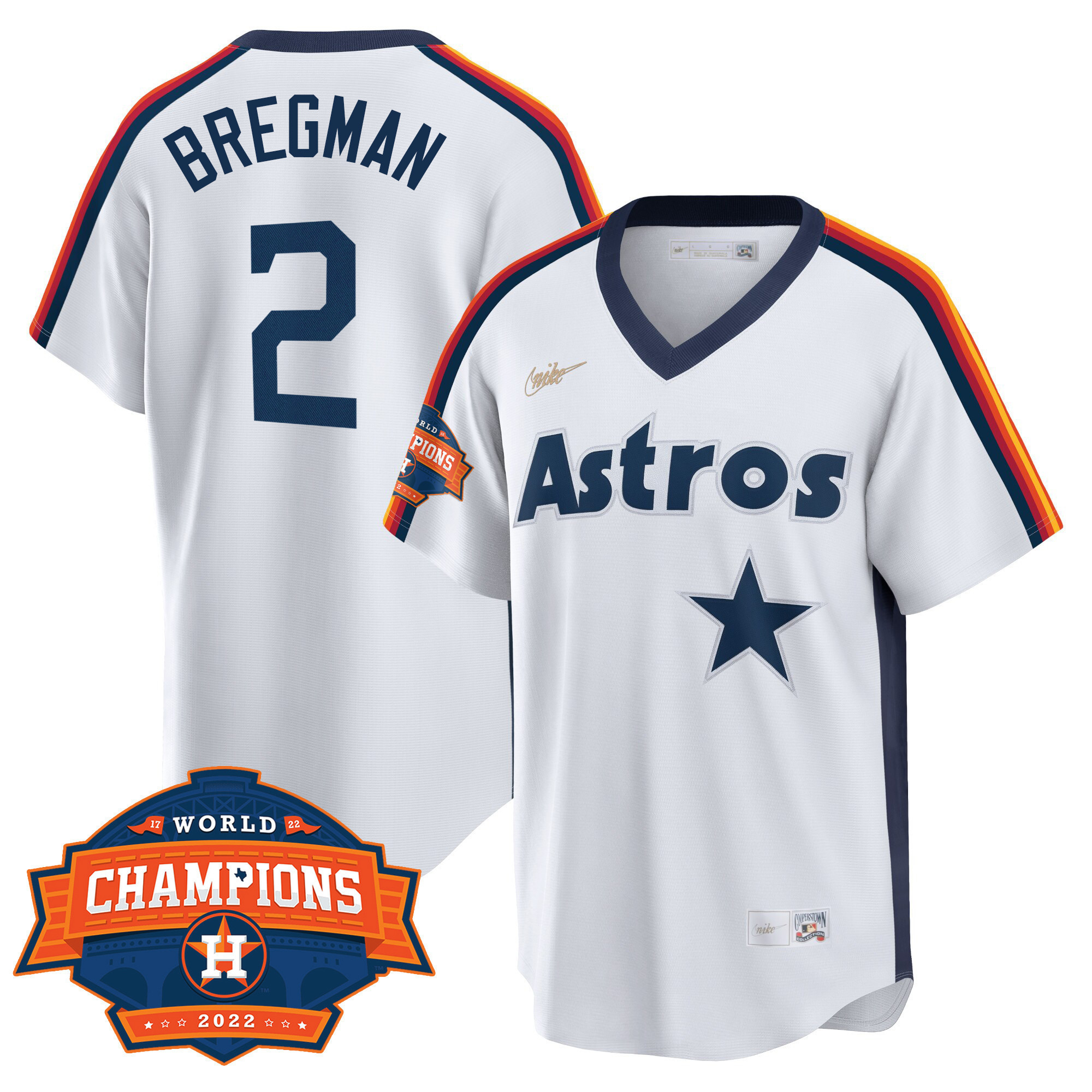 Alex Bregman Houston Astros Home Cooperstown Champions Limited Player Jersey