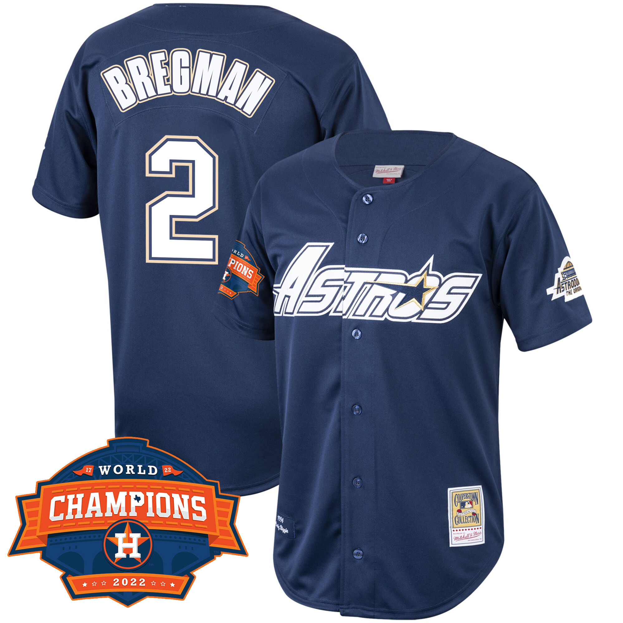 Alex Bregman Houston Astros Mitchell & Ness Cooperstown Champions Limited Jersey