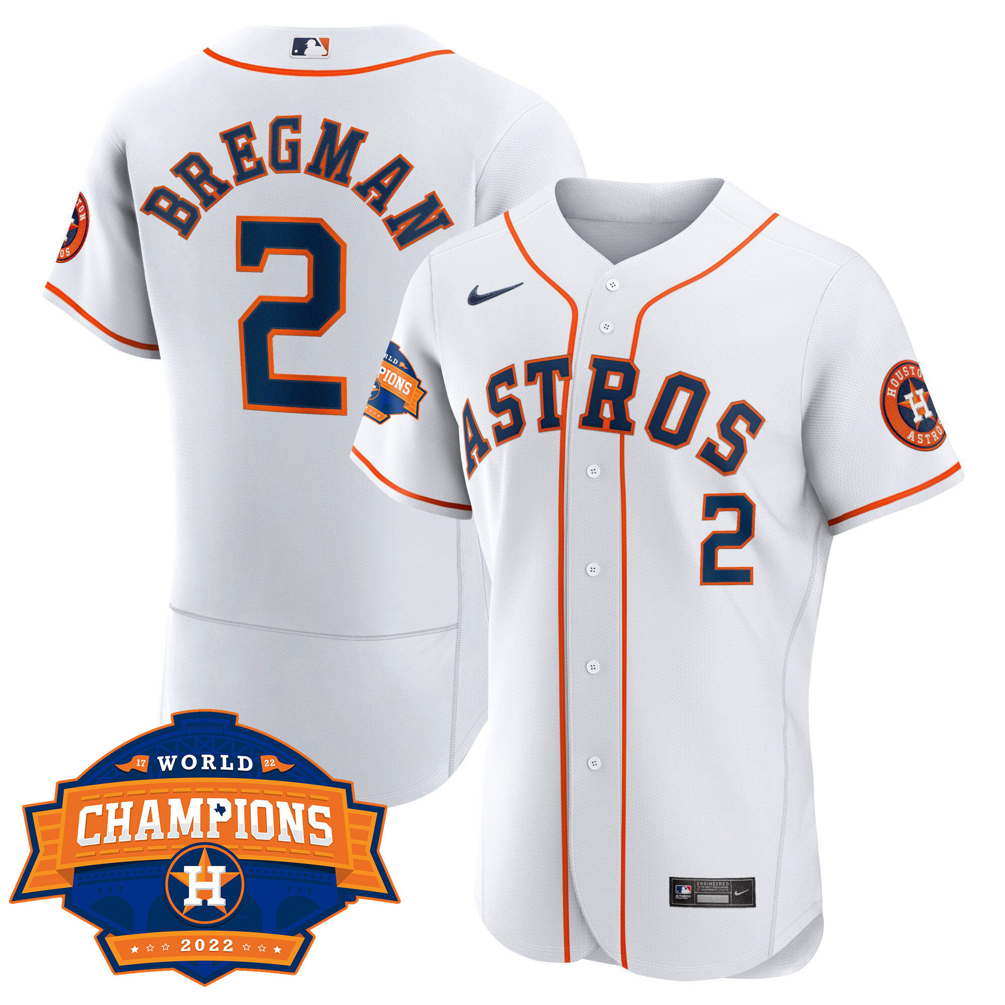 Alex Bregman Men's Houston Astros Champions Limited Flex Home Jersey