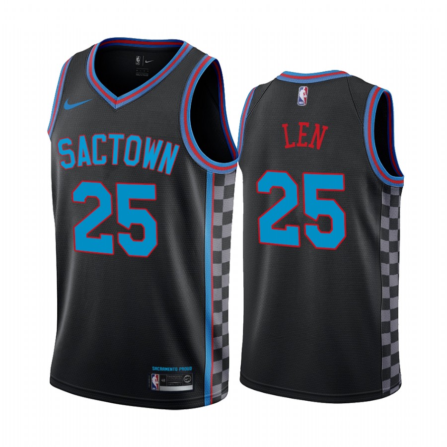 Alex Len Sacramento Kings City Edition Black #25 Jersey