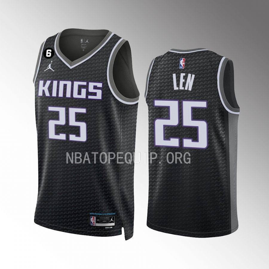 Alex Len Sacramento Kings #25 Black Jersey Statement Edition Swingman