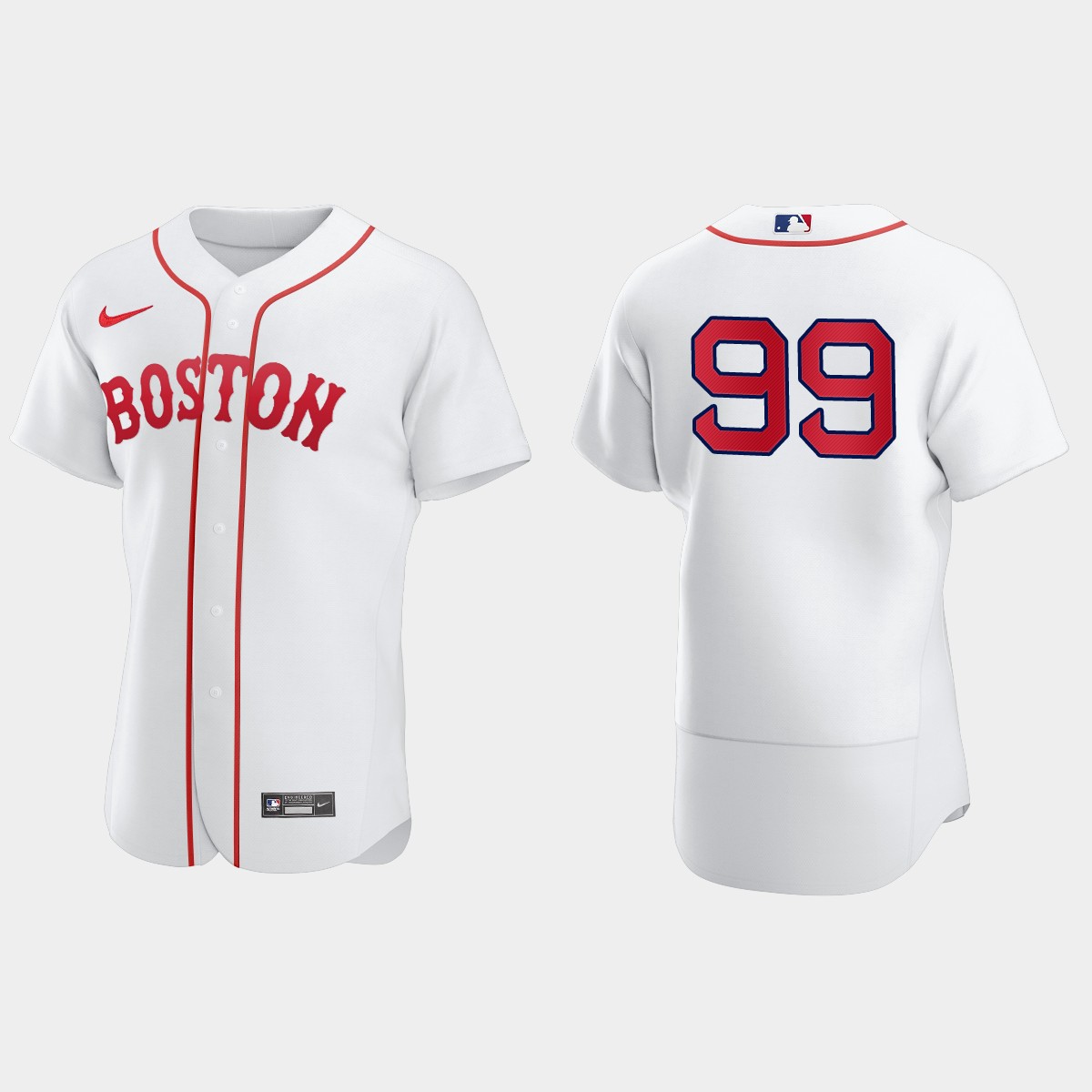 Alex Verdugo Boston Red Sox Patriots' Day Jersey - White