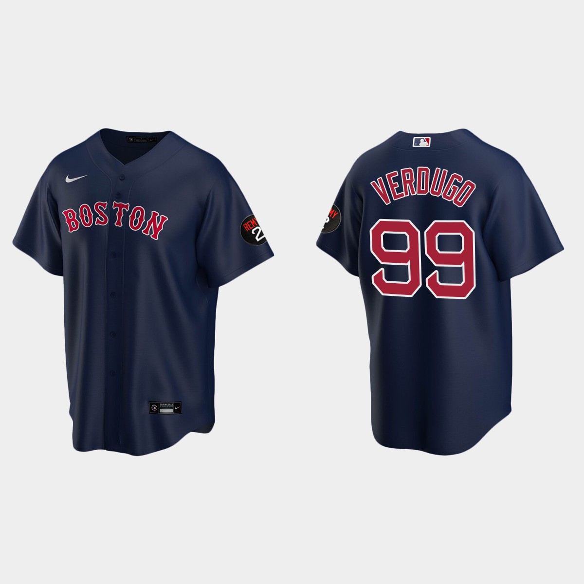 Alex Verdugo Boston Red Sox Jersey - Navy