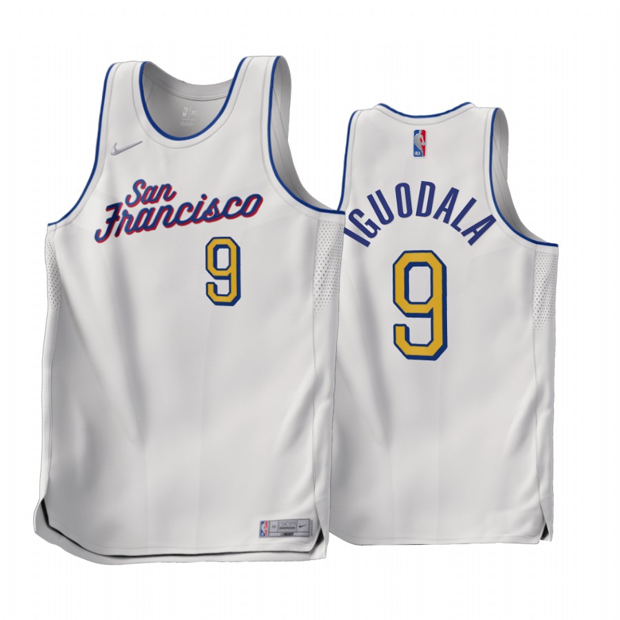 Andre Iguodala Golden State Warriors White #9 Earned Edition Jersey