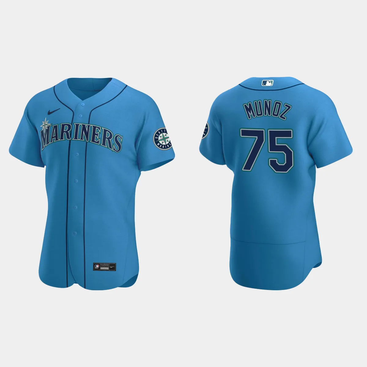Andres Munoz Seattle Mariners Alternate Jersey - Royal
