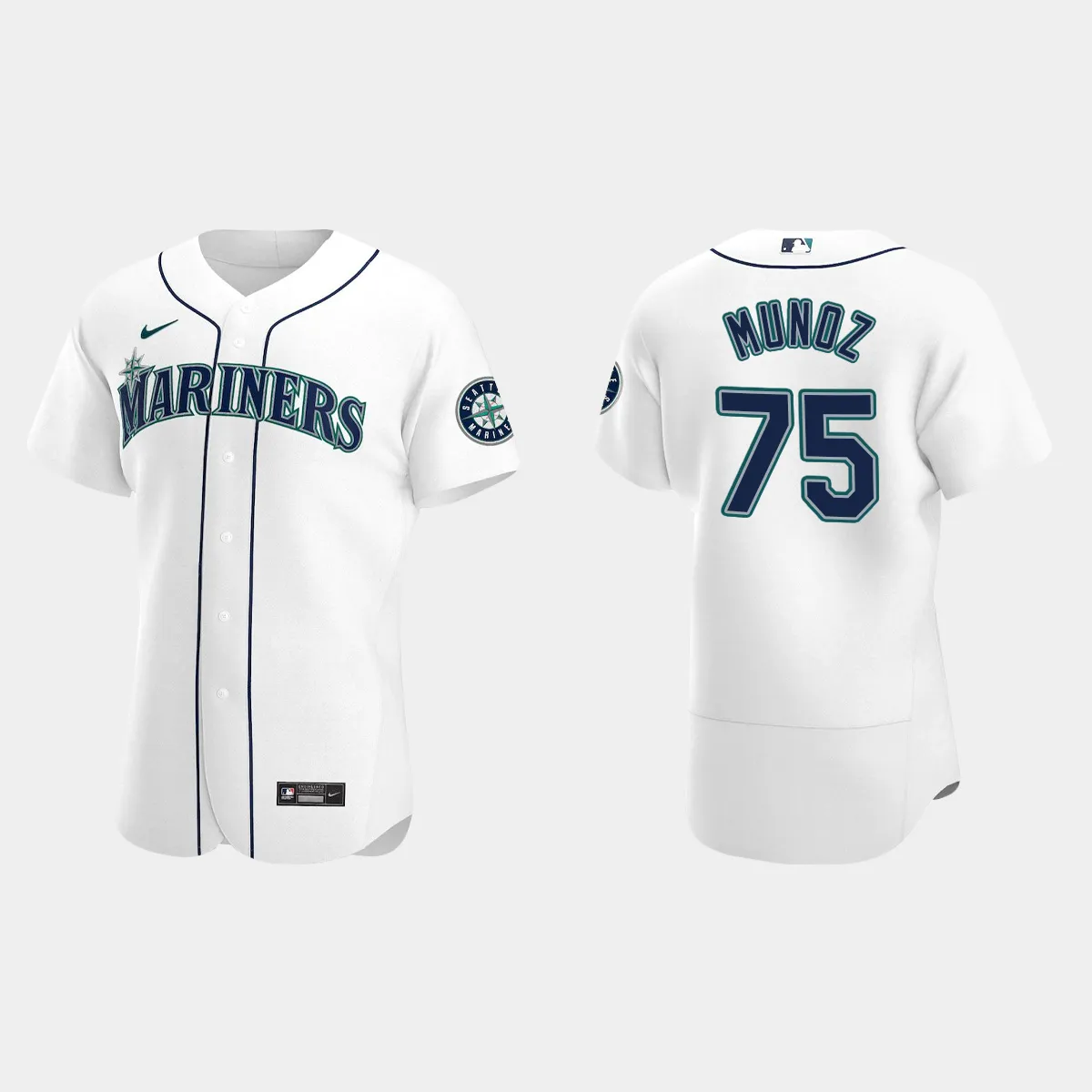 Andres Munoz Seattle Mariners Home Jersey - White