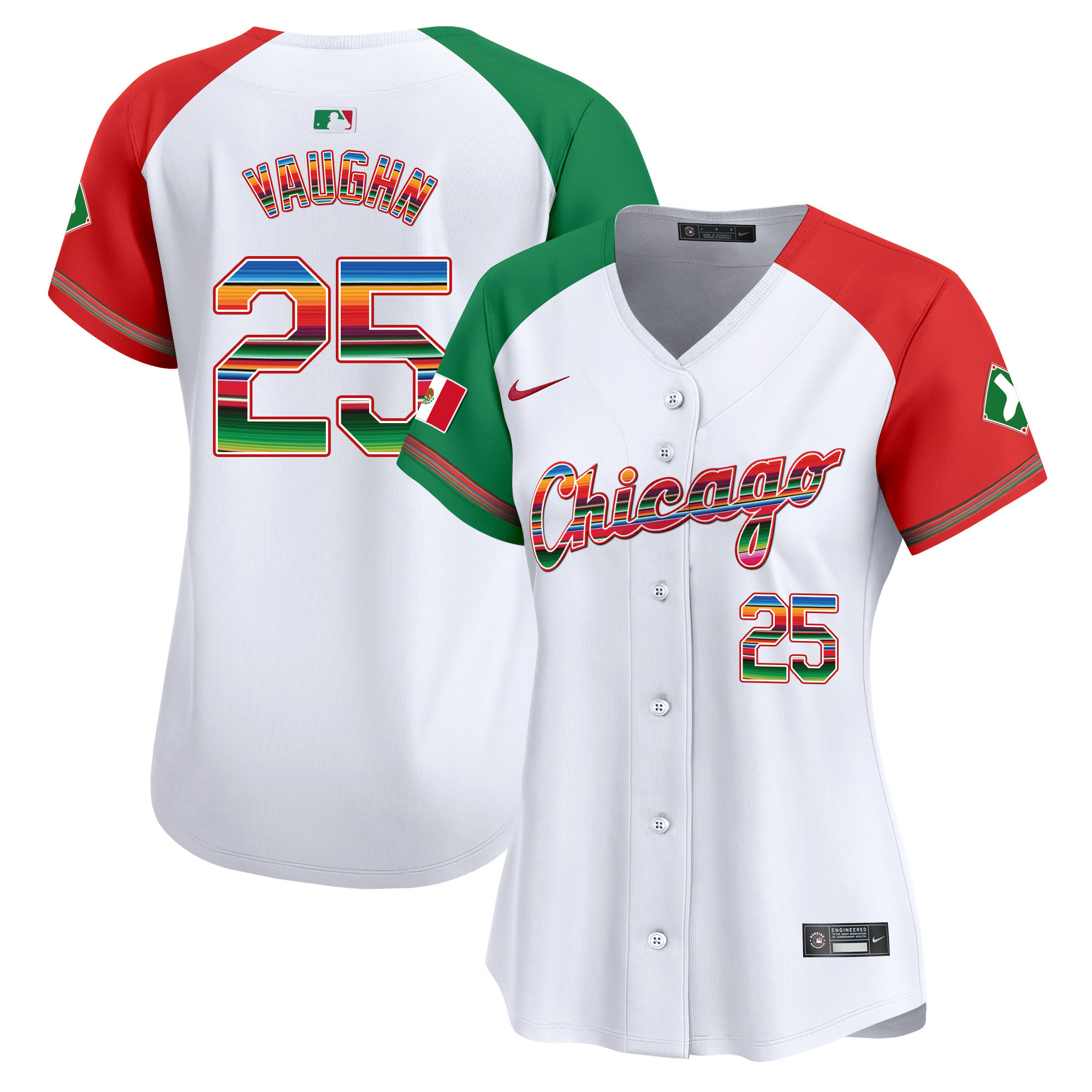 Andrew Vaughn Women's Chicago White Sox Mexico Vapor Premier Limited V3 Alternate Jersey - All Stitched