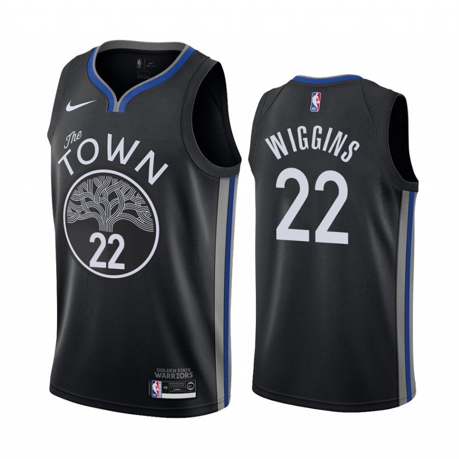 Andrew Wiggins Golden State Warriors Black City #22 Jersey