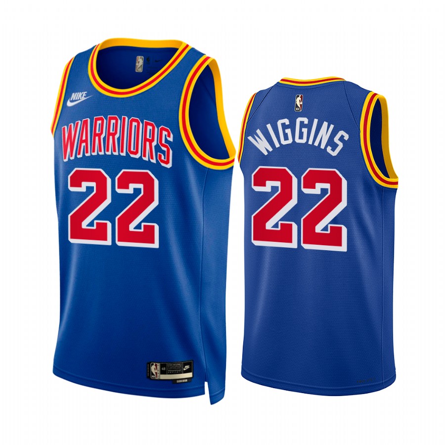 Andrew Wiggins Golden State Warriors Classic Edition Royal #22 Jersey Year Zero